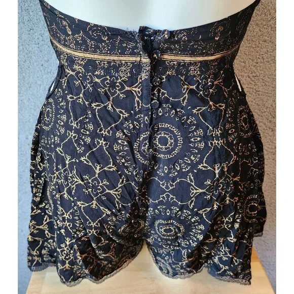 Intimately Free People Women's High Halter Neck Romper Playsuit Side Cutouts L - Picture 11 of 16